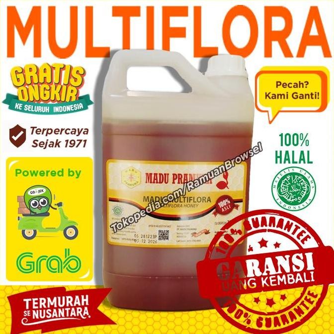 

Madu Pramuka Multiflora 2000 ml (2 Liter)