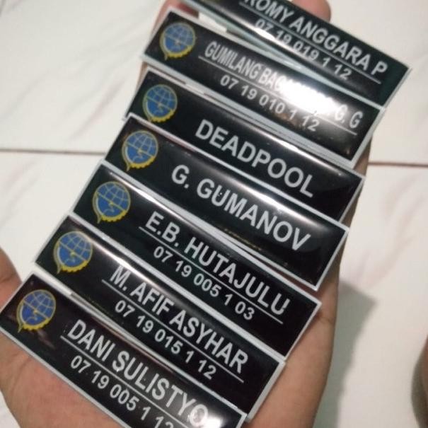 

Murah Meriah Or42 Nametag Akrilik / Name Tag Akrilik / Nametag Akrilik Custom / Name Tag Akrilik Custom / Nametag Pns / Nama Dada Akrilik / Nama Dada Pns Viral