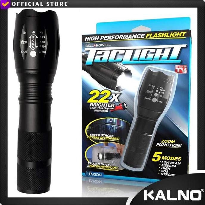Produk Baru Senter Aluminium mode zoom dan mode Lampu fokus - Senter Taglight
