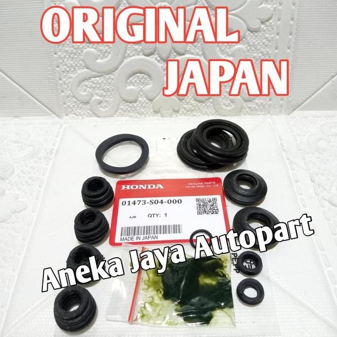 New caliper kit kaliper seal kit rem belakang honda jazz rs ge8 mobilio