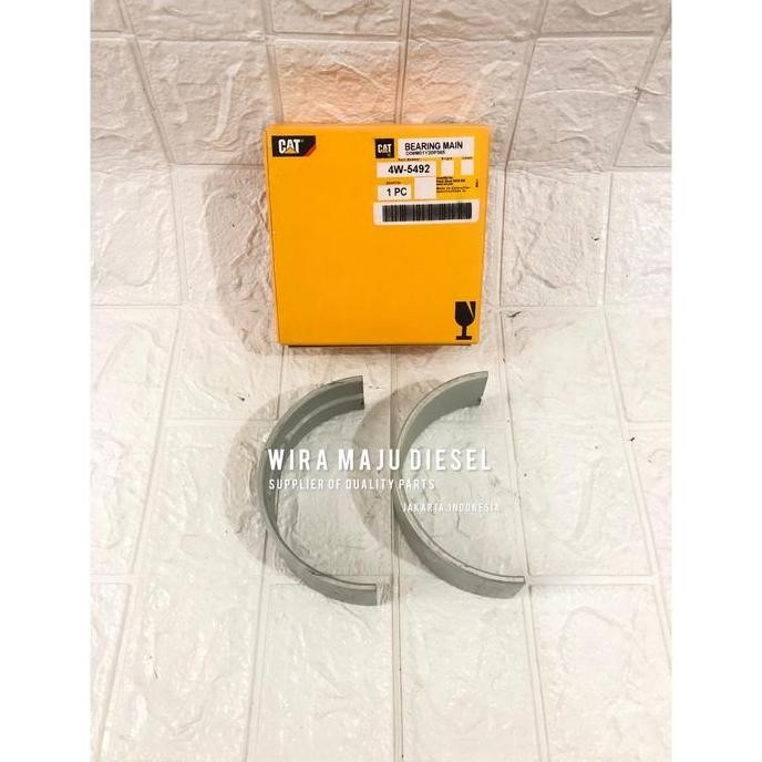 Metal Duduk Bearing Set Crankshaft 3406 3412 / 317-8766 4W-5492 Orriginal Part