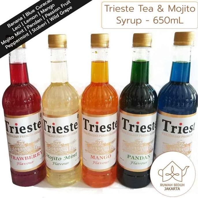

Trieste Syrup 650mL Tea Mojito Series - Lychee Mango Pandan Mint Grape