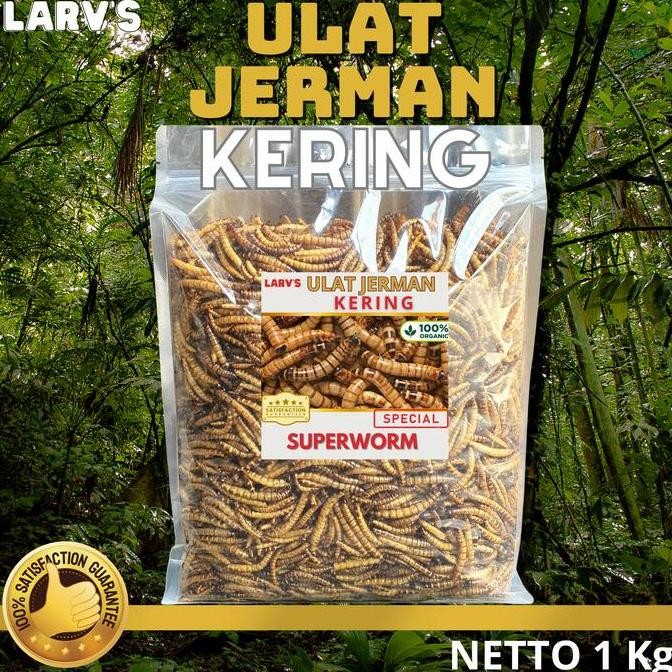 Sale Ulat Jerman Kering 1Kg Dried Superworm Larv'S