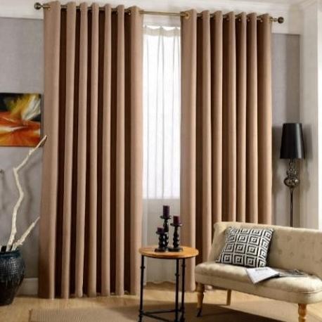 Gorden blackout /Gorden polos premium crem merah abu moca hitam Asli