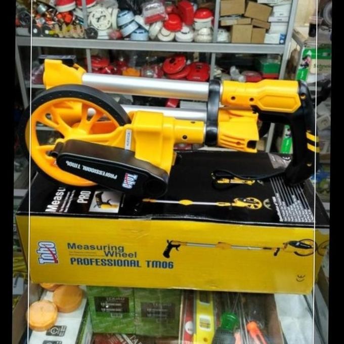 Meteran Dorong/Jalan Toho TM06 Profesional 5 Digit dengan Roda PU dan Jarum Timbang