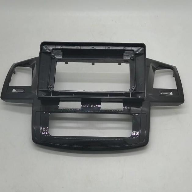 Frame Headunit Android 7 Inch / 9 Inch / 10 Inch Toyota Fortuner Hilux Vigo 2008 - 2014 Manual Ac / 