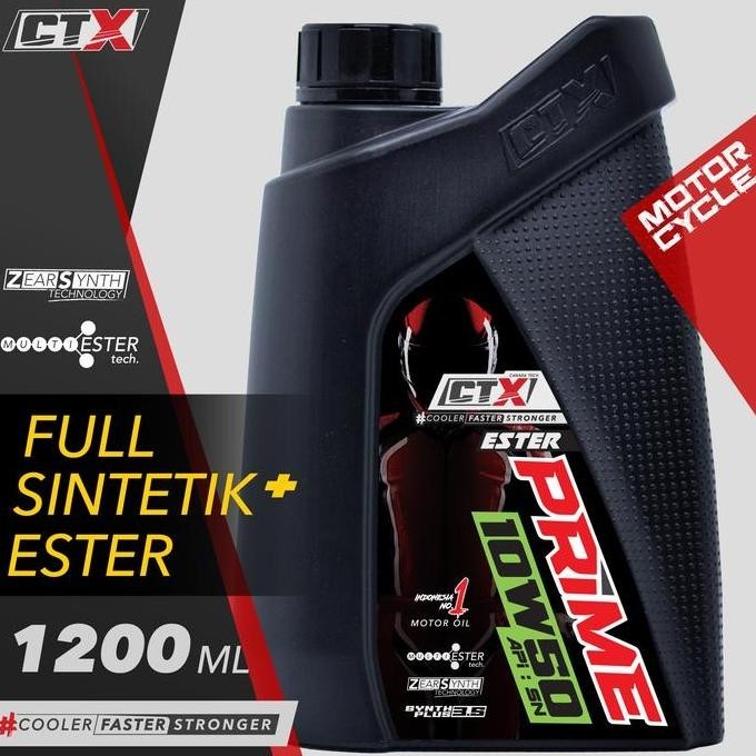 Ctx Ester Prime 10W50 - Oli Racing Moge Full Sintetik Ester Terlaris