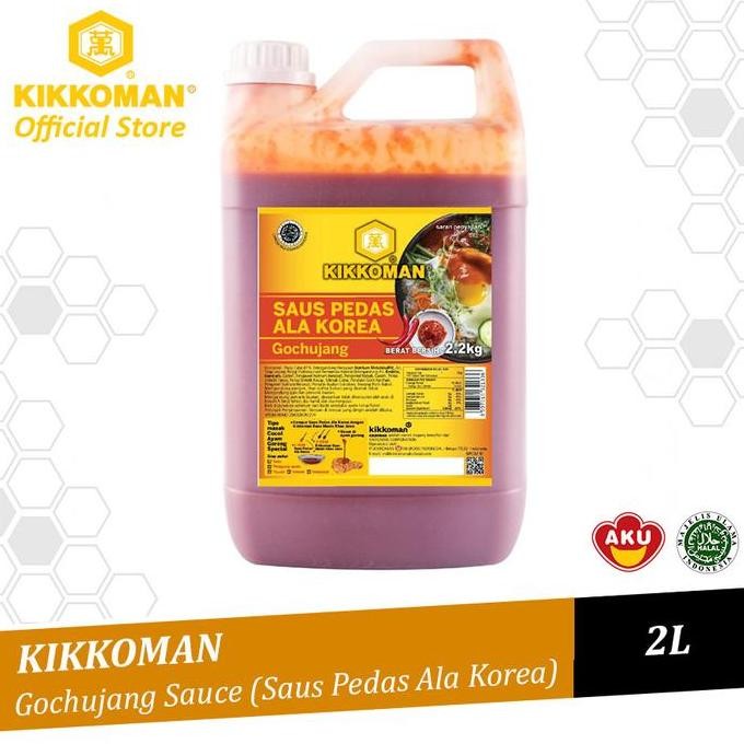 

PROMO KIKKOMAN GOCHUJANG SAUCE SAUS SAMBAL PEDAS ALA KOREA HALAL JERIGEN 2L