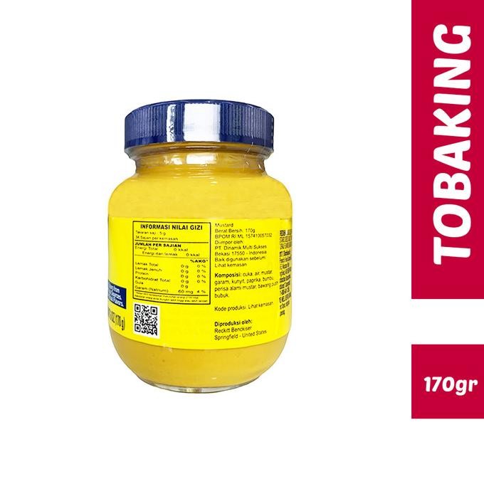 

Diskon! Frenchs Yellow Mustard 170 Gr American Classic Gluten Free