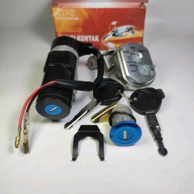 Promo KUNCI KONTAK SET KUNCI JOK HONDA SUPRA X125 SUPRA X 125 LAMA KARBULATOR Accessories Asli Foto 