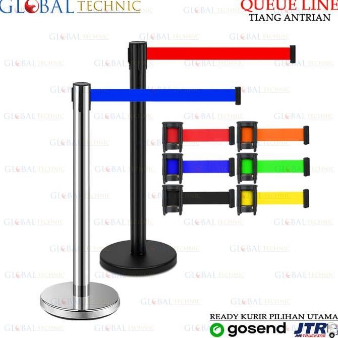 

NEW Standing Barrier Queue Line / Tiang Antrian Stainless Pembatas Jalan