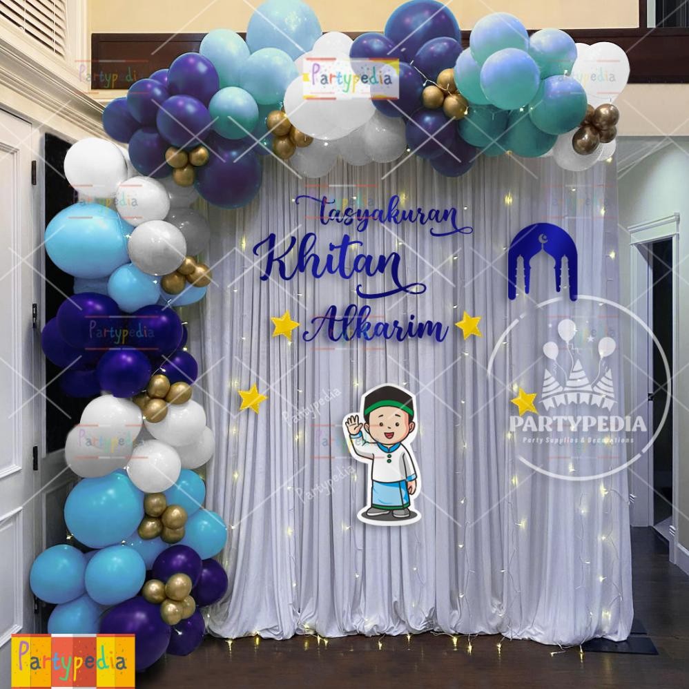 PAKET DEKORASI PREMIUM ACARA KHITAN FREE NAMA