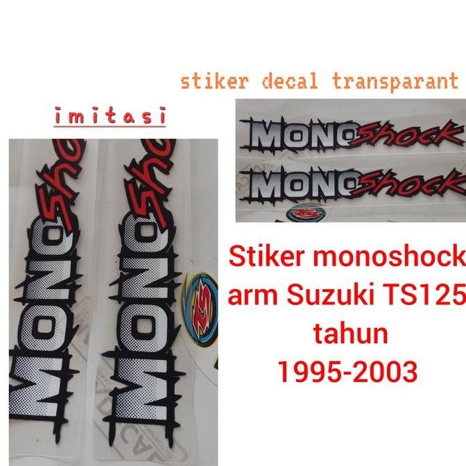 PROMO Stiker monoshock Suzuki TS125 stiker monoshock Ts125 stiker arm Suzuki TS125 stiker TS125 stik