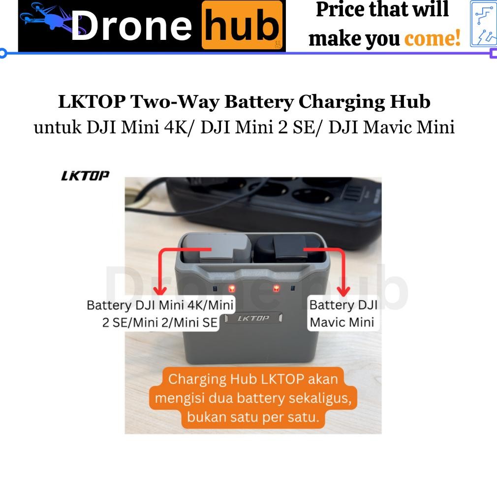 Ready Battery Charging Hub Dji Mini 4K Dji Mini 2 Se Charger Baterai Dji Mini 4K Dji Mini 2 Se Dji M
