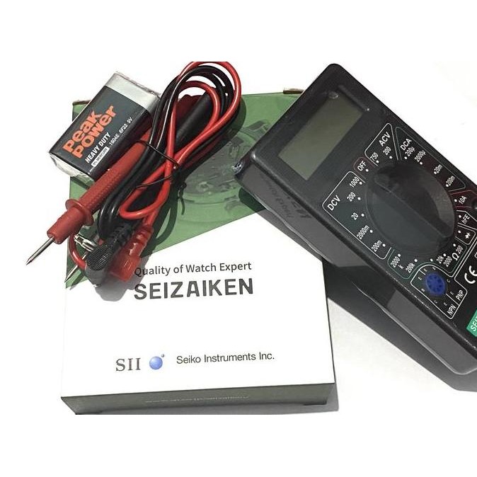 Alat Tes / Tester Baterai Digital Jam Tangan Seizaiken