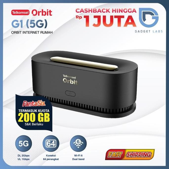 READY Modem Telkomsel Orbit 5G G1 Wifi 5G & 4G LTE Free Kuota 200GB