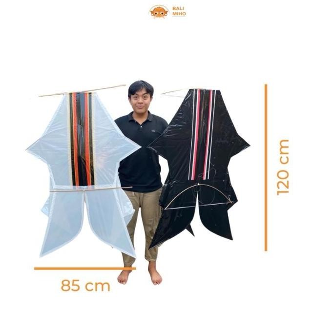 || LISTHER / Layangan Bebean 1.2 meter x 85 cm - Layangan Bebean Knockdown - Layangan Bali - Layanga