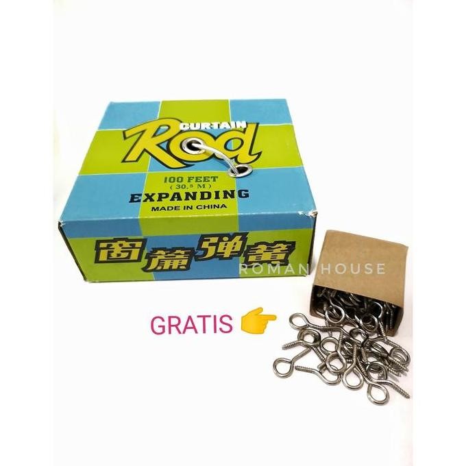 original kawat per gorden spiral per gorden kawat gorden spiral curtain rod