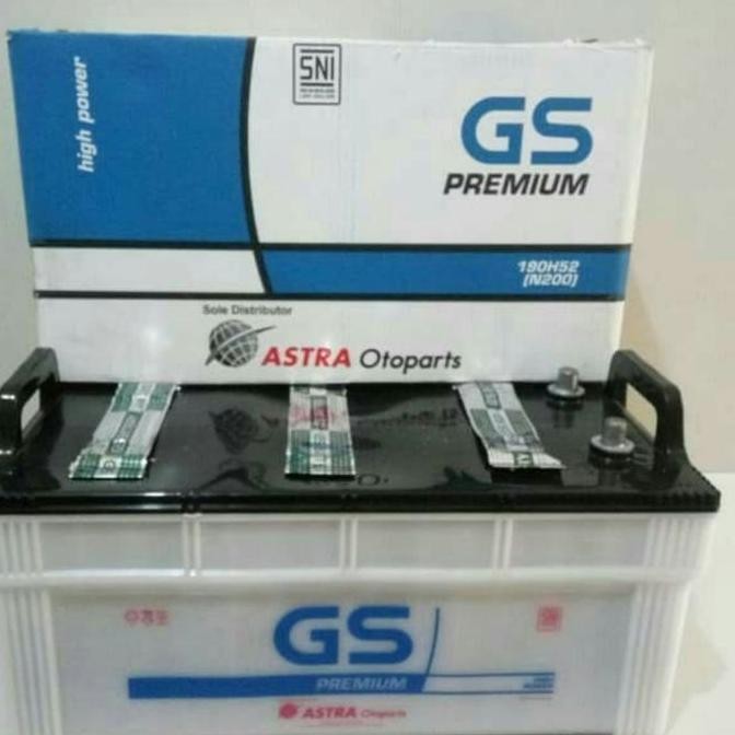 Aki Genset/ Aki kapal/ GS Astra Premium N200/ GS N200/ 12V 200Ah