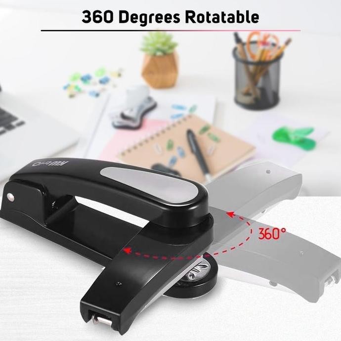 

ready Stapler Tugas Berat Rotasi 360 Stapler 24/6 Staples Stapler Putar Kertas Panjang yang Mudah KW-TRIO