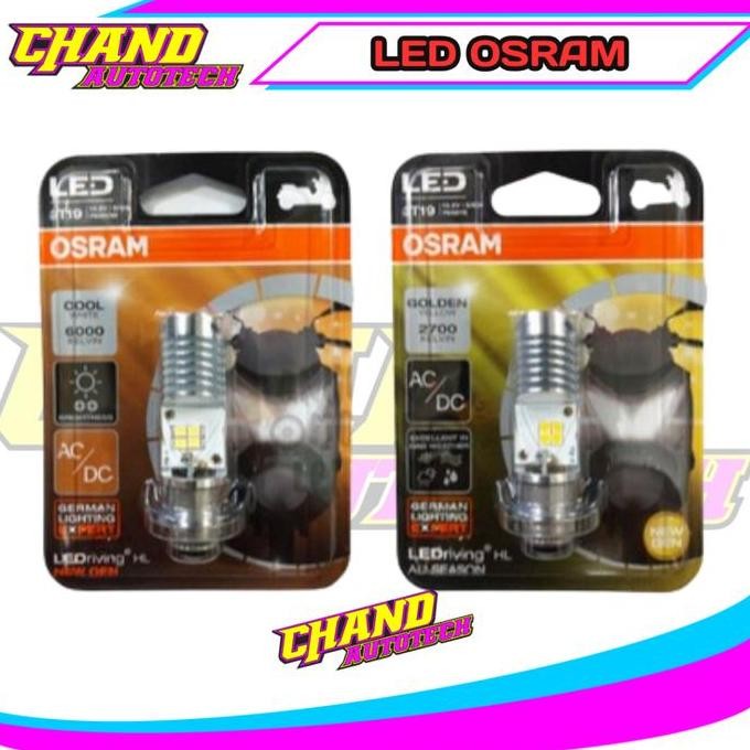 Promo Lampu Depan LED T19 OSRAM PNP Motor Bebek Matic New Beat Esp Beat FI Mio Nouvo Vario Xeon VARI