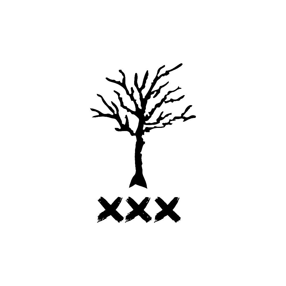 HJK XXXTentacion kalung leafless tree of live Kalung Liontin Titanium Stainless poison tree