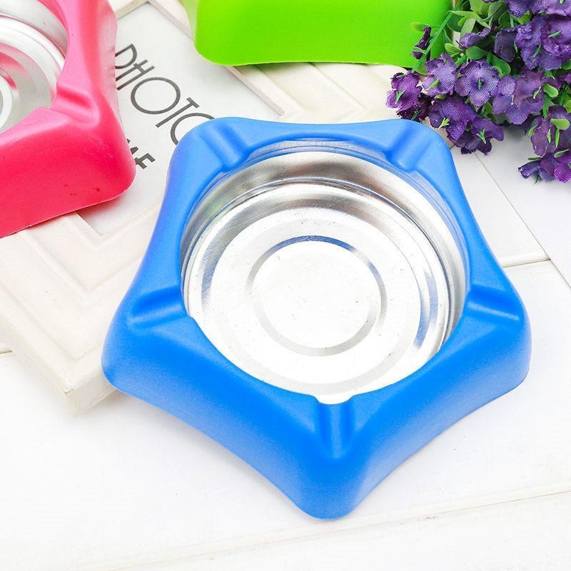 [Bp] Asbak Rokok Bintang Warna Stainless Steel Tahan Lama Kuat