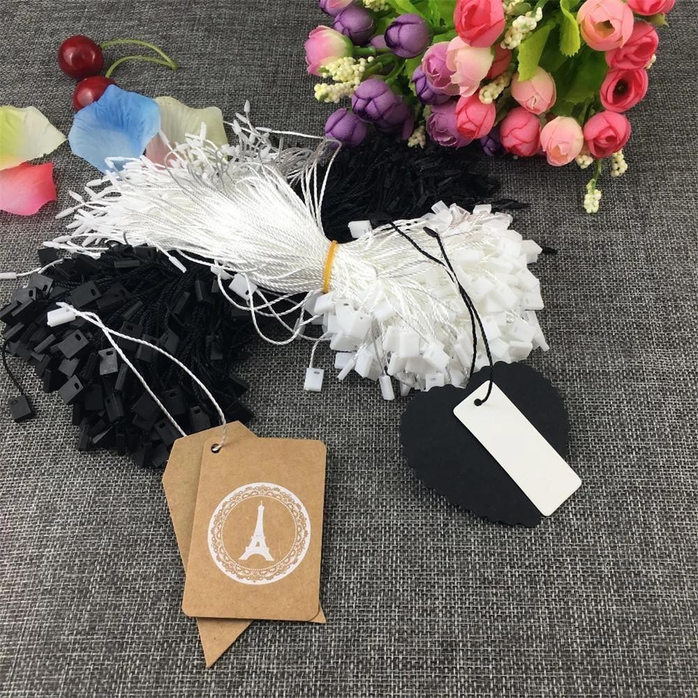 

1000Pcs Tali Hang Tag Nylon/Tali Label Pakaian/Hang Tag Rope/Tali Hangtag Bahan Benang