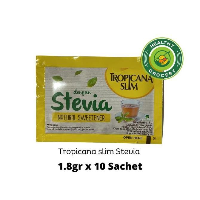 

(:(:(:(] Tropicana Slim Stevia Sweetener 10 Sachet 2.6gr / Tropicana slim