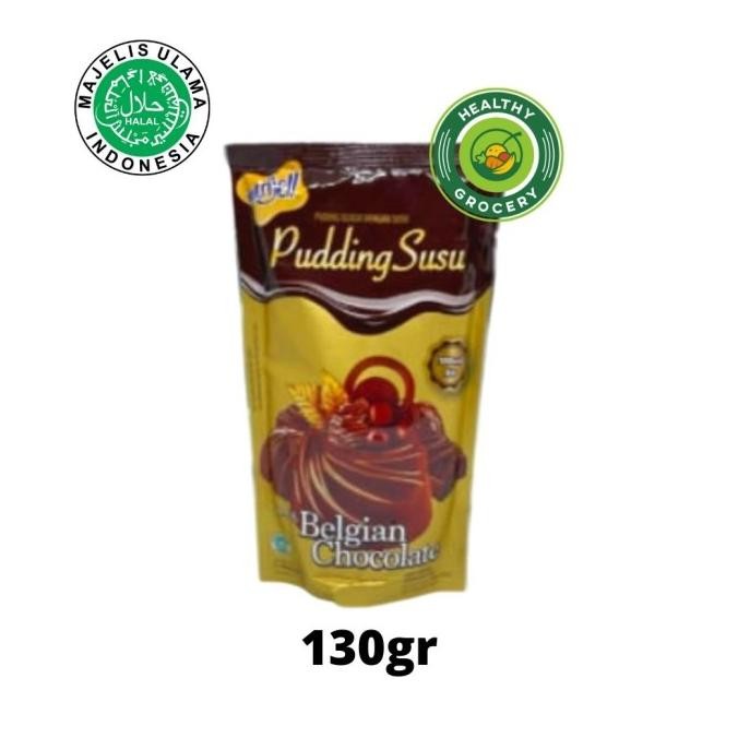 

;&;&;&;&] Nutrijell Pudding Rasa Belgian Chocolate 130gr