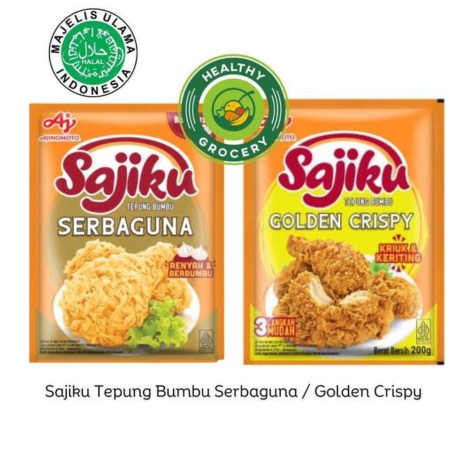 

*#*#*#*#] Sajiku Tepung Golden Crispy 200gr / Sajiku Tepung Bumbu Serbaguna 220gr
