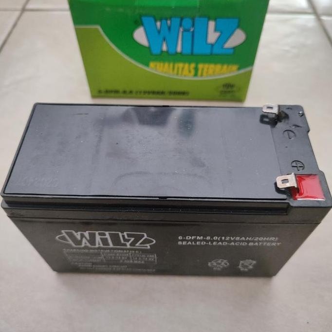 @@@@] Aki Accu Kering Battery Baterai Tangki Sprayer Elektrik UPS Sepeda Listrik 12V 12 8A 8 A AH Am