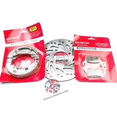 Terlaris Kvb Paket Piringan Cakram Beat Fi + Kampas Rem Depan Honda & Belakang Vario / Beat / Scoppy