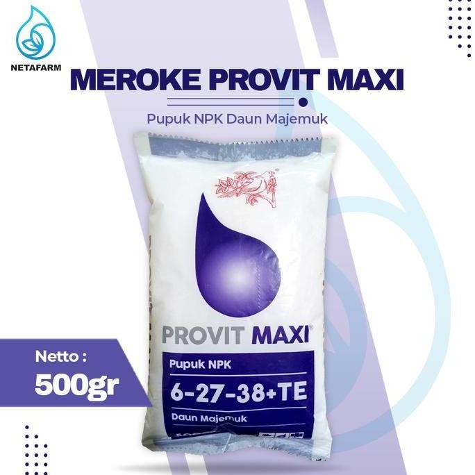 

Terlaris Pupuk Buah Meroke Npk Provit Maxi - 500Gram
