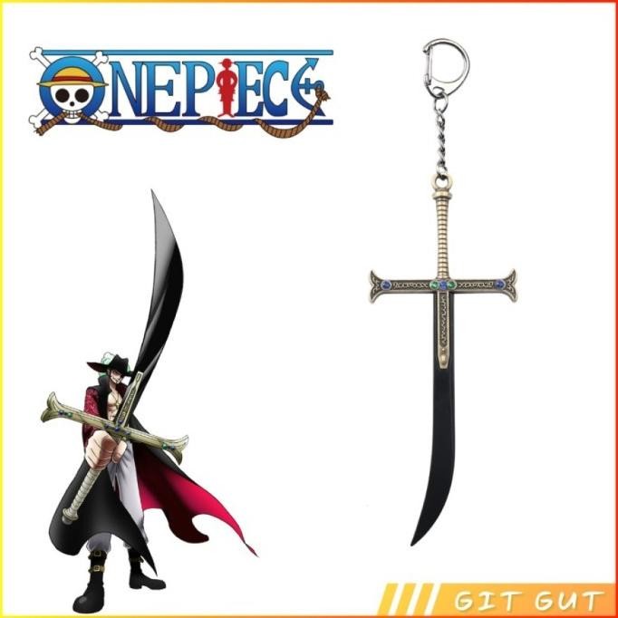 Terlaris Keychain Gantungan Kunci One Piece Yoru Sword Dracule Mihawk SALE