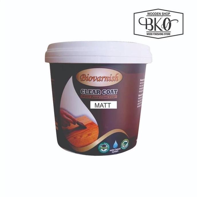 kayu water based clear matt biovarnish (clear coat)
