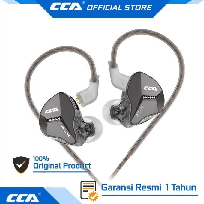 sale cca fla with mic dynamic driver in ear monitor earphone hifi