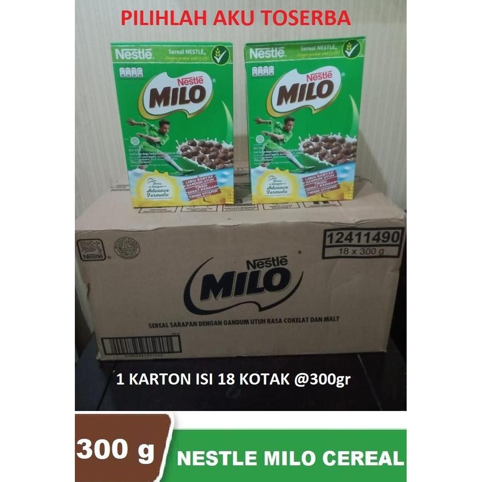 

Promo Nestle Milo Cereal 330 Gr - 1 Karton Isi 18 Box