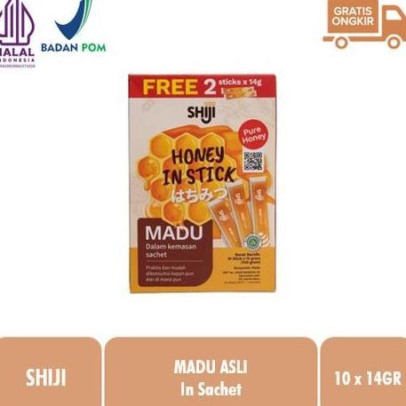 

BARU SHIJI MADU ASLI MURNI KEMASAN SACHET 14GR X 12S HALAL