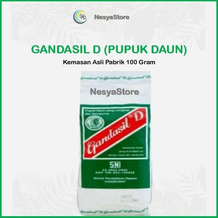 

Terlaris Gandasil D Daun Pupuk Npk Majemuk Vegetatif Kemasan Pabrik 100 Gram