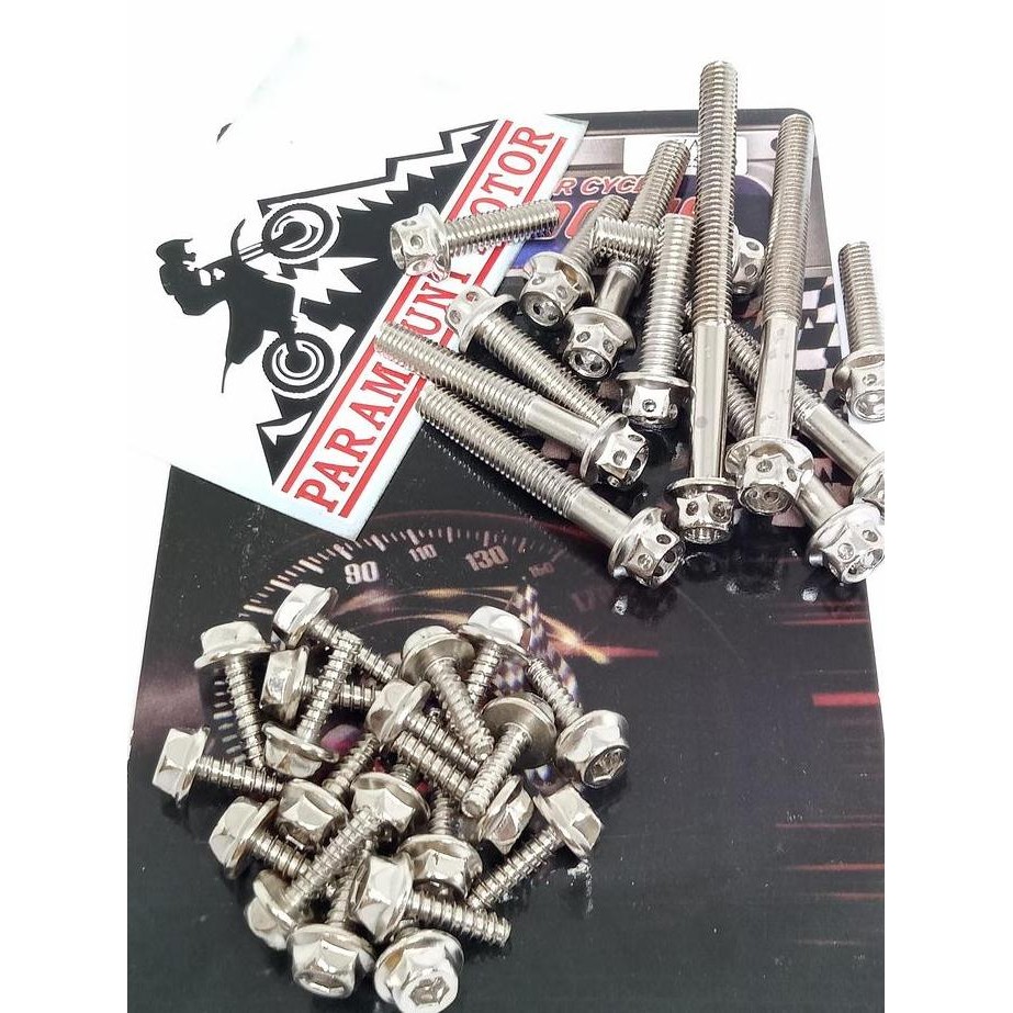 Baut Probolt Cvt Vario 125 150  Plus Baut Body Monel L Honda Flower Termurah