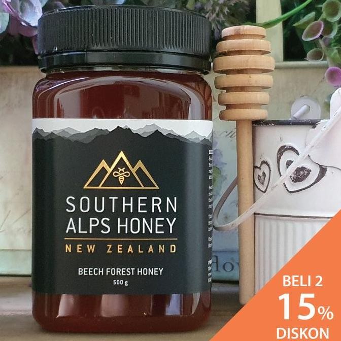 

BARU SOUTHERN ALPS RAW BEECH FOREST HONEY, 500GR, MADU HUTAN NEW ZEALAND