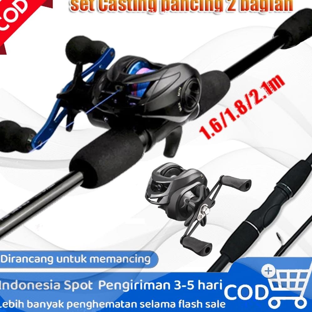 READY STOK Shimano 1set Lengkap Murah Pancing Casting Full Set / Pancing 1set Lengkap Kuat Set Tongk