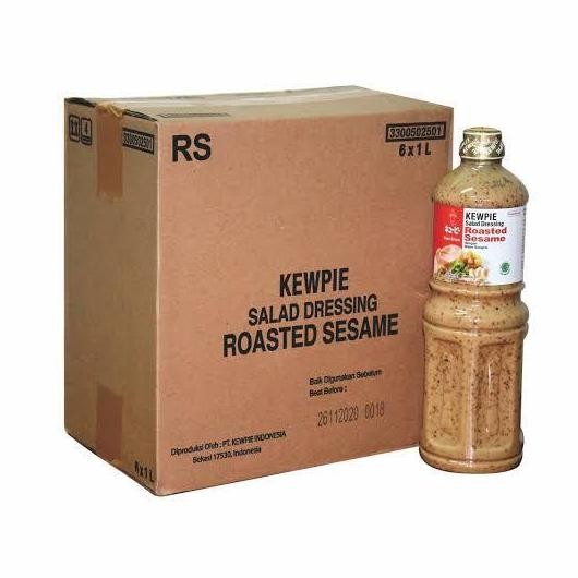 

Baru Kewpie Roasted Sesame Wijen Sangrai 1 Liter Dus Isi 6 Botol