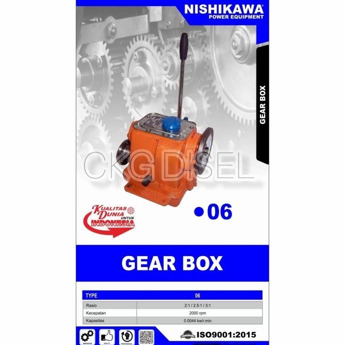 Terbagus Marine Gearbox Kapal Nishikawa Type 06A