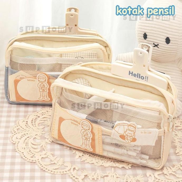 

SIAP KIRIM KOTAK PENSIL AESTHETIC TAS PENATEMPAT PENCIL TAS PENSIL TEMPAT ALAT TULIS KAPASITAS BESAR STATIONERY