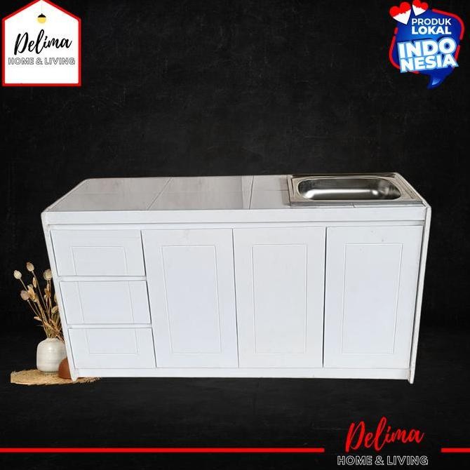meja sink /kitchen set bawah/rak cuci piring/meja dapur duco Termurah