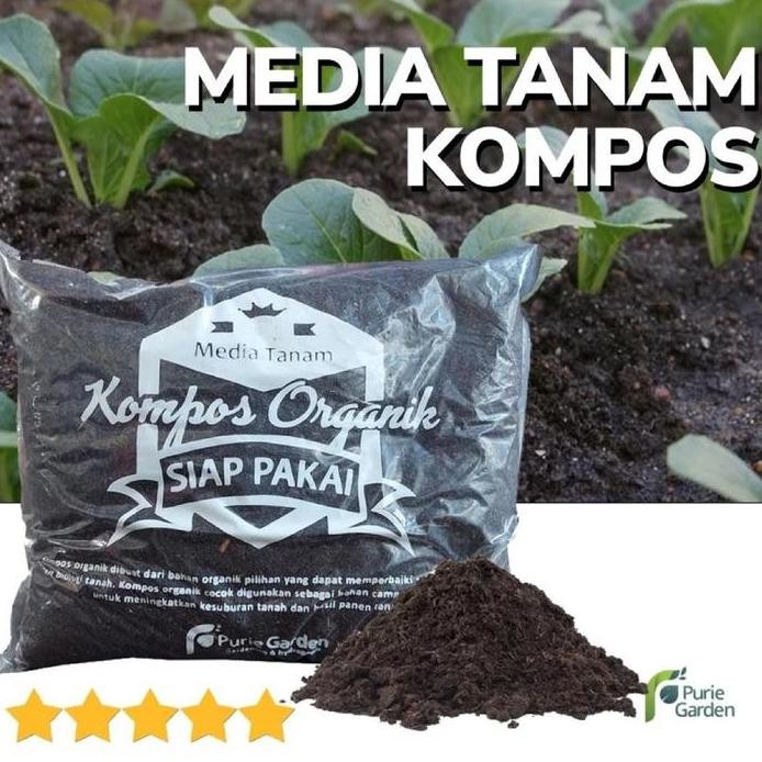 

Terlaris Kompos Murni Pupuk Kandang Media Tanam 500Gr Pg Tgr