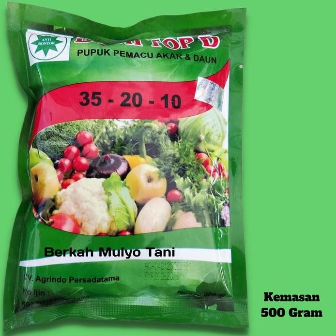 

Terlaris Pupuk Pemacu Akar Dan Daun Boshtop D Npk 35-20-10 Isi 500 Gram