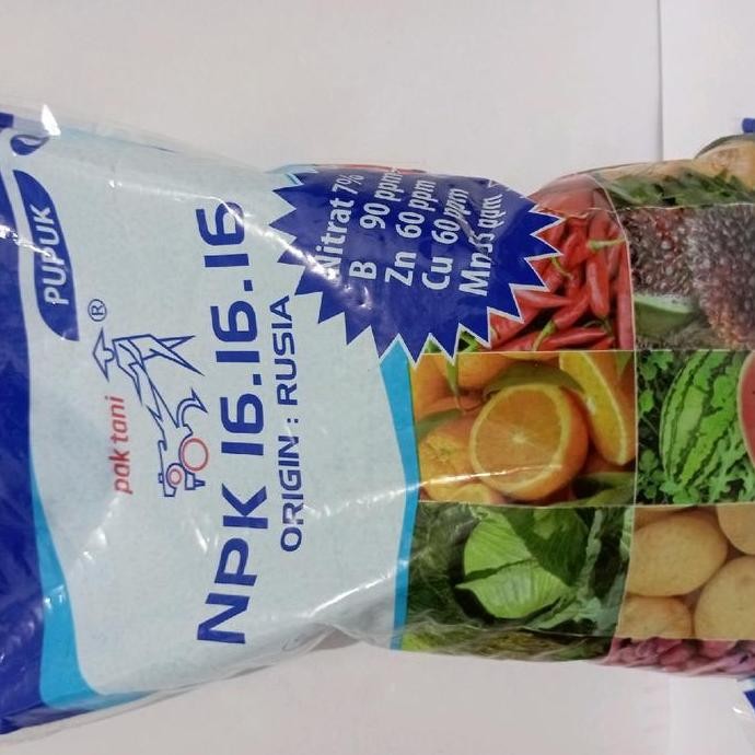 

Terlaris Pupuk Npk 16.16.16 Pak Tani Origin : Rusia Isi 1Kg Tanaman Pupuk Mutiara Untuk Pmasa Pembuahan Pada Semua Tanaman